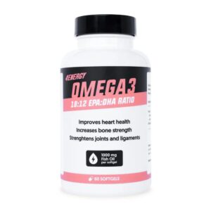 Complément en oméga-3 pour sportifs, favorisant la santé cardiovasculaire et cérébrale tout en protégeant les cellules contre le stress oxydatif.