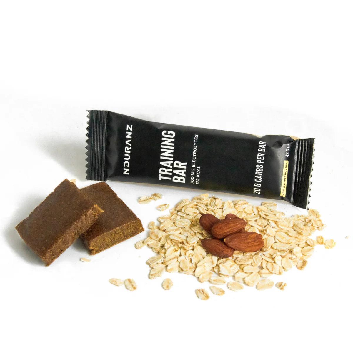 Nduranz - Barre énergétique – Training Bar - Electrolytes - 45g - Vanille / Nougat