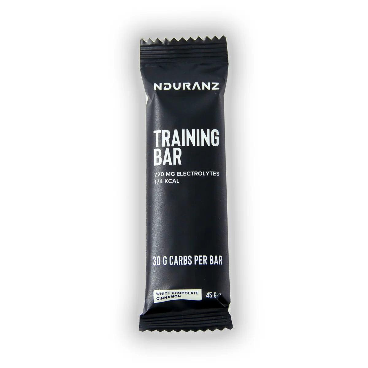 Nduranz - Barre énergétique – Training Bar - Electrolytes - 45g - Vanille / Nougat