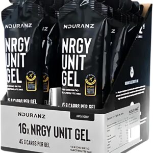 Gel énergétique haute performance apportant 45 g de glucides par portion avec des électrolytes pour soutenir les efforts d’endurance intenses et compenser les pertes liées à la transpiration.