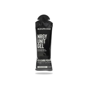 Gel énergétique concentré pour triathlon, running et cyclisme, apportant une haute dose de glucides facilement digestibles dans un faible volume pour les efforts intenses de plus de deux heures.