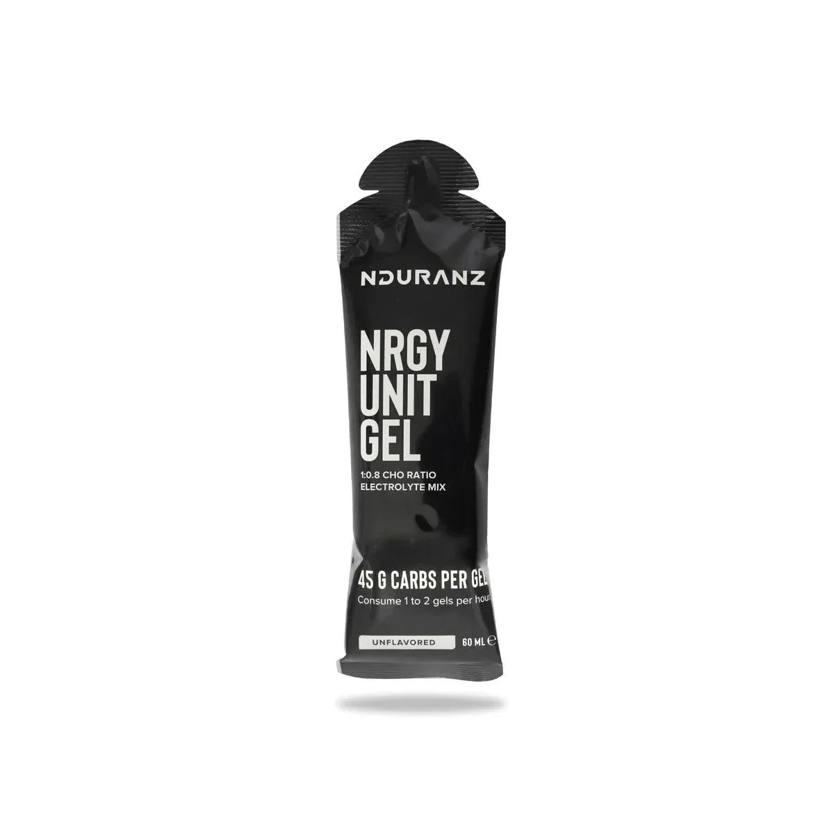 Gel énergétique concentré pour triathlon, running et cyclisme, apportant une haute dose de glucides facilement digestibles dans un faible volume pour les efforts intenses de plus de deux heures.