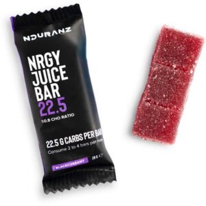 Nduranz - Barre énergétique – Half Nrgy Unit Juice Bar - Cassis - Boite ou unité