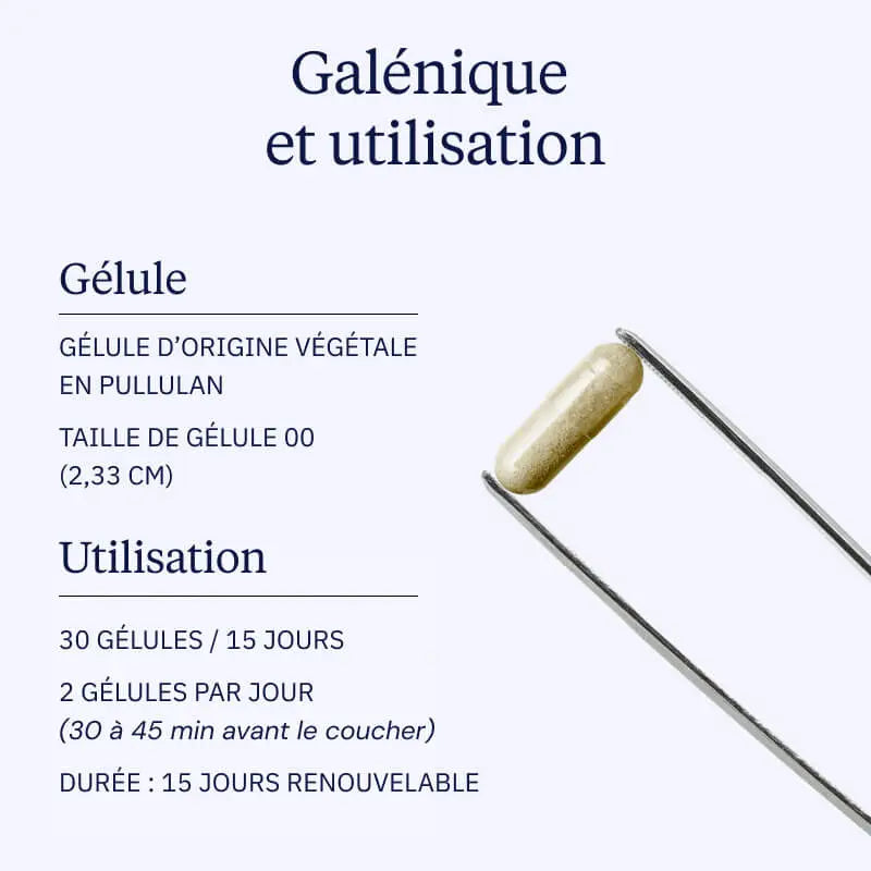 Mélatonine végétale 0,3 mg - 60 gélules - vue 5